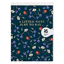 Ladybirds Noir ‘A Little Note Just to Say’ Mini Card