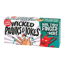 Wicked Pranks & Jokes Nail Through Finger Mini Tricks