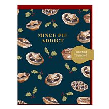 ‘Mince Pie Addict’ Mini Christmas Card