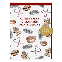 ‘Calories Don’t Count’ Mini Christmas Card