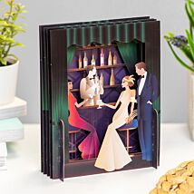 Pop Up Bar Greetings 3D Pop Up Card