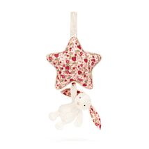 Blossom Cream Bunny ‘Berry’ Musical Pull