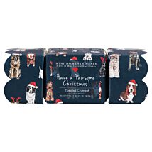 ‘Christmas Dogs’ Mini Moments Trio of 20g Heart Soaps Cracker