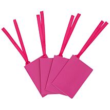 Plain Hot Pink Gift Tags