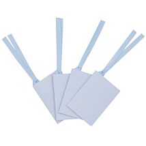 Plain Baby Blue Gift Tags