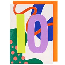 New Age 10th Birthday Card