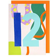 New Age 12th Birthday Card