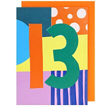 New Age 13th Birthday Card