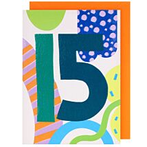 New Age 15th Birthday Card