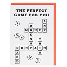 All Fun & Games ‘Scrabble’ Birthday Card