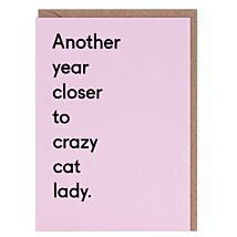 Twin Pines ‘Crazy Cat Lady’ Greetings Card
