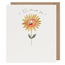 Sunflower Thank You Card