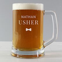 Personalised Usher Pint Stern Tankard