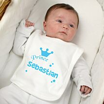 Personalised Prince Baby Bib