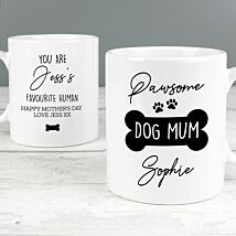 Personalised ‘Pawsome Dog Mum’ Mug