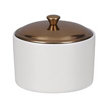 Hygge 141g Tobacco & Vanilla White Ceramic Soy Candle