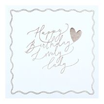Orelia Lovely Lady Birthday Card