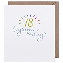 Mimosa 18th Today Birthday Card