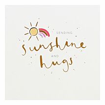 Vanilla ‘Sunshine & Hugs’ Greetings Card