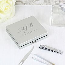 ﻿Personalised Initials Manicure Set