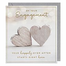 Love {unlimited} Happily Ever After Engagement Card