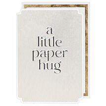 Little Paper Hug Greetings Card