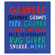 By Definition Grandad Grandpa Gramps Birthday Card
