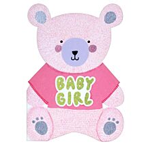 Bear ‘Baby Girl’ New Baby Card