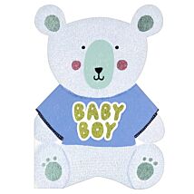 Bear ‘Baby Boy’ New Baby Card