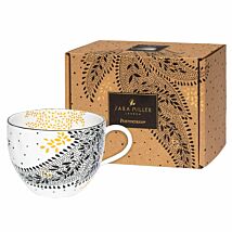 Artisanne Noir Paisley Boxed Mug