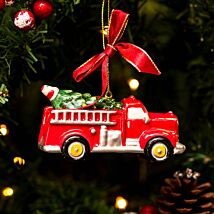 Christmas Tree ‘Fire Truck’ Hanging Tree Ornament