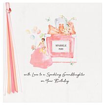 Sparkling Granddaughter Luxury Birthday Card