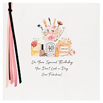 Fabulous 40 Luxury Birthday Card