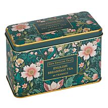 Victorian Garden Tea Tin With 40 English Breakfast Tea Bags