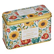 Sunflowers Tea Tin With 40 English Afternoon Tea Bags