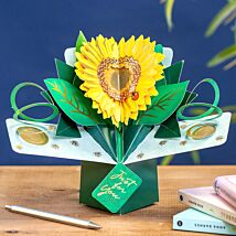 ‘Just For You’ Sunflowers Pop Up Card