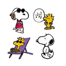 Snoopy Set of 4 Pin Badges