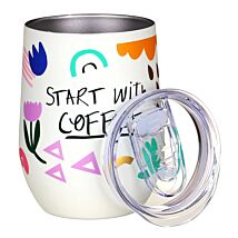 Small Talk ‘Start With Coffee’ Travel Cup