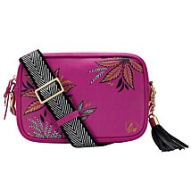 Pink Botanic Crossbody Camera Bag