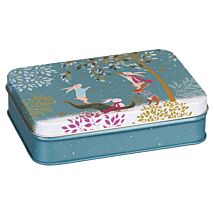 Woodland Tales Christmas Small Rectangular Tin