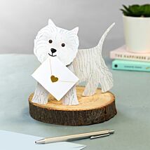 Bonnie Dog 3D Greetings Card 