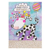 Spot ‘Dog’ Paw-fect Birthday Card