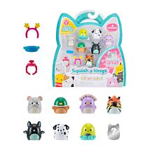 Squish-A-Longs 1” Mini Squish & Ring Pack of 8