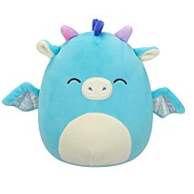 7.5” Tatiana The Dark Teal Dragon Plush