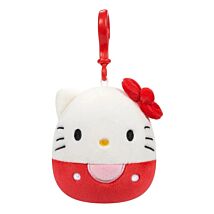 Hello Kitty 3.5” Clip-On With Red Overalls