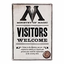 Ministry Of Magic Metal Wall Sign