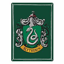 Slytherin Metal Wall Sign