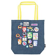 The Beatles Denim Tote Bag