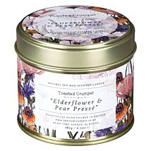 ‘Elderflower & Pear Presse’ Tin Candle