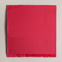 ESTELI Logo Bright Pink Long Scarf